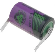 Tadiran SL-750/T 1/2 AA 3.6V LS14250 Battery LS-14250 R6 1/2AA SL750 Solder Tags