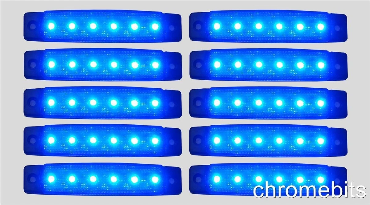 Blue led light bar sales for trucks