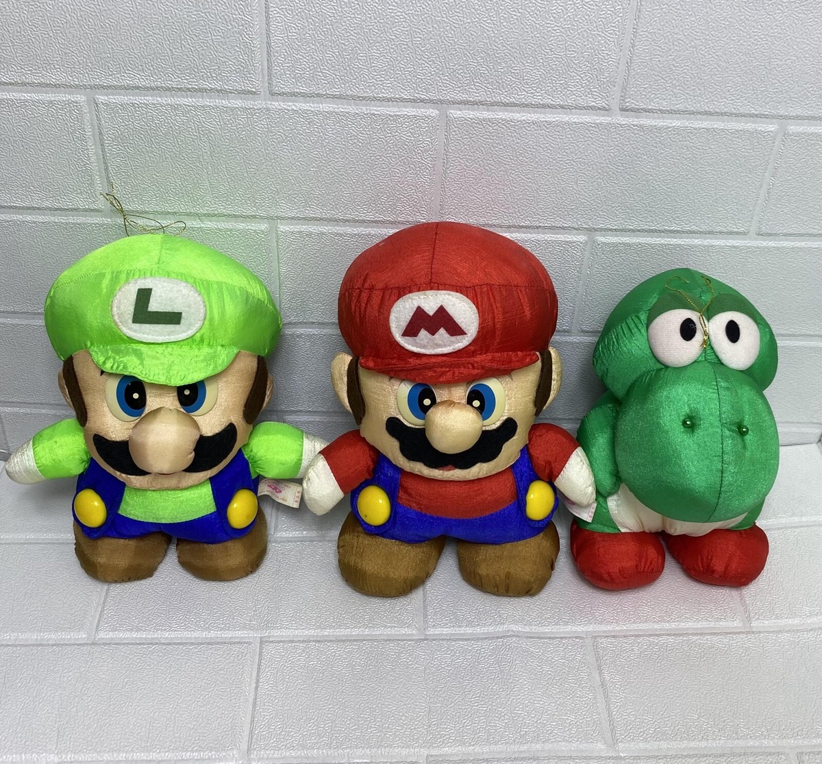 Super Mario World Set of 5 Banpresto 1994 Taffeta Nylon Plush