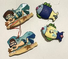 Christmas Tree Ornaments Lot  Sea/ Underwater/ Ocean/ Beach Themed Ornaments