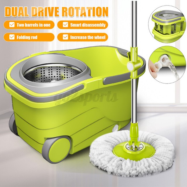 rotary drain mop
