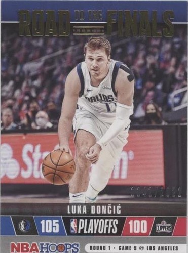 2021-22 Panini Prizm Luka Doncic NBA 75th Anniversary Edition Logo
