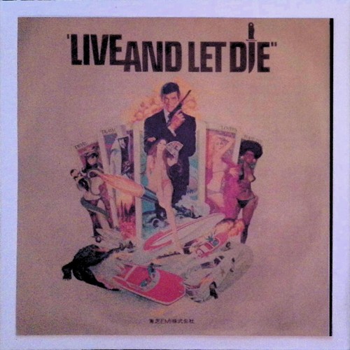 Paul McCartney & Wings Live and Let Die OST 007 James Bond 7" Japan Apple 1973 - Picture 2 of 7