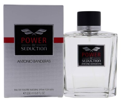 POWER OF SEDUCTION * Antonio Banderas 6.7 oz / 200 ml EDT Men Cologne