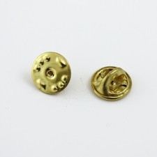 Vintage Lapel Pin Gold Plated Butterfly Clutch Pin Back Findings 100 pcs.