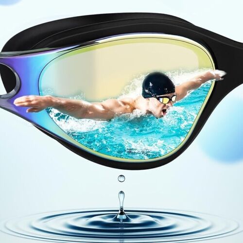 Swimming Goggles Anti Fog Anti UV Swim Goggles for Adult Men Women - NEW - Picture 6 of 7