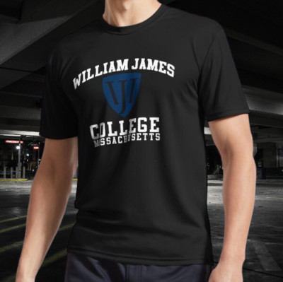 Wlliam James College Logo Active T-Shirt Funny Size S to 5XL
