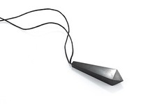 Pendant shungite Pendlum EMF protection C60 fullerenes made in Karelia