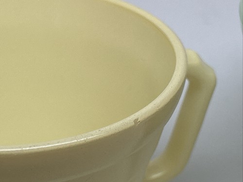 CREMA Y AZÚCAR PASTEL PLATONITA TONO MODERNO AVELLANO DE COLECCIÓN - VERDE Y AMARILLO EE. UU. - Imagen 7 de 7