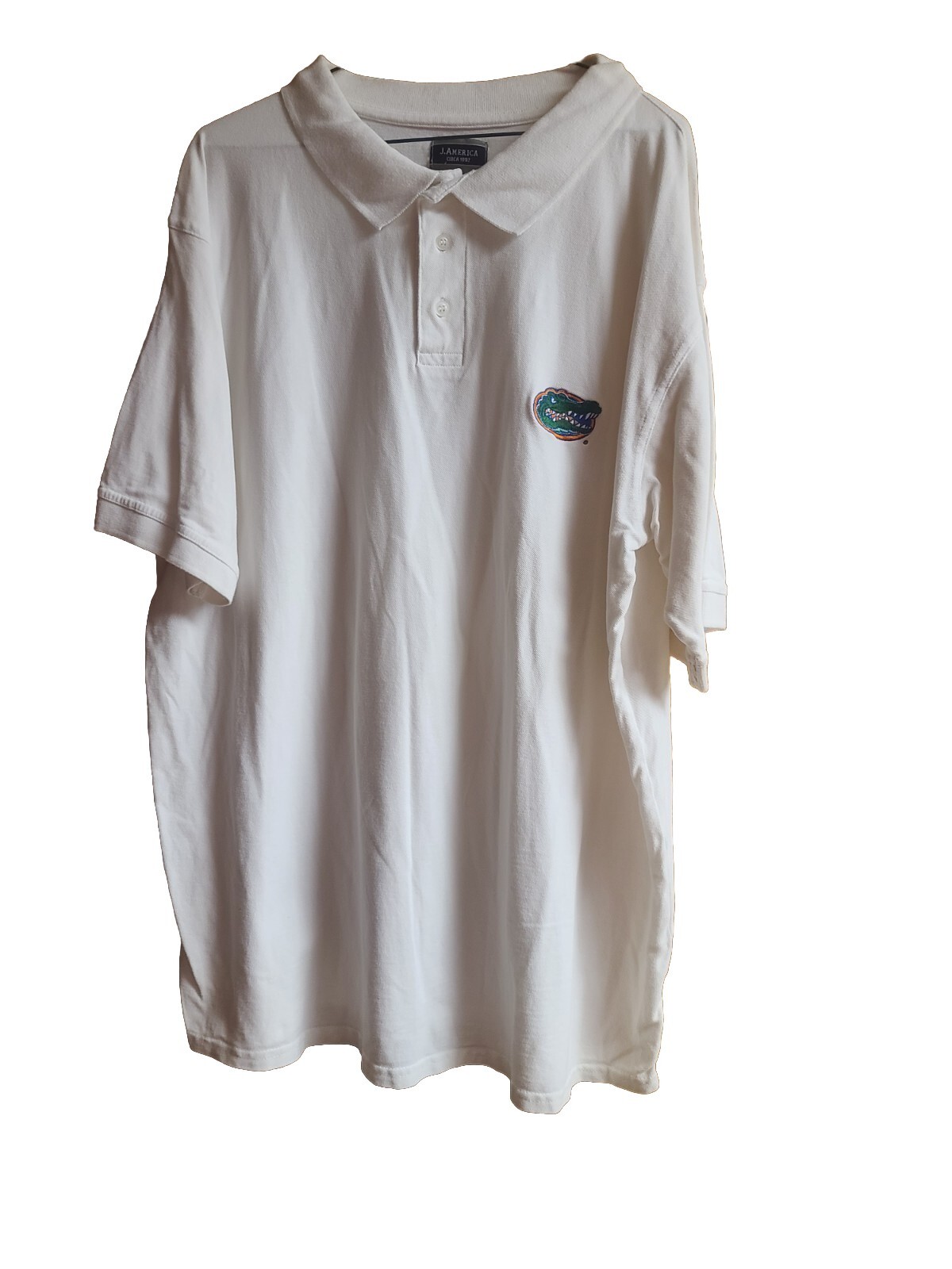 Florida Gators Polo Mens Shirt J. America XL Vintage 100% Cotton