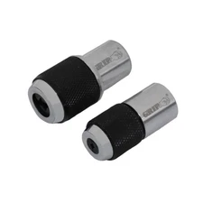 GRIP 2pc Adjustable Tap 3/8" Ratchet Sockets Set #6 to 1/4" 1/4" to 1/2" 53175