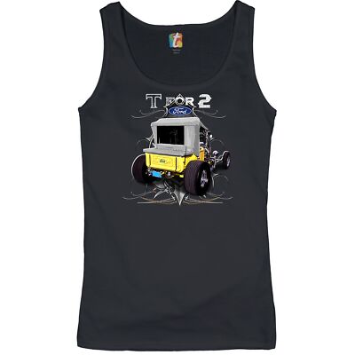 T for 2 Women's Tank Top Ford Model T Hot Rod American Muscle Licensed