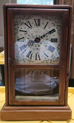 Mantel Clock By New England Clock Co Battery Operated