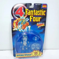 Marvel Action Hour Fantastic 4 Action Figure INVISIBLE Woman Clear Force Shield