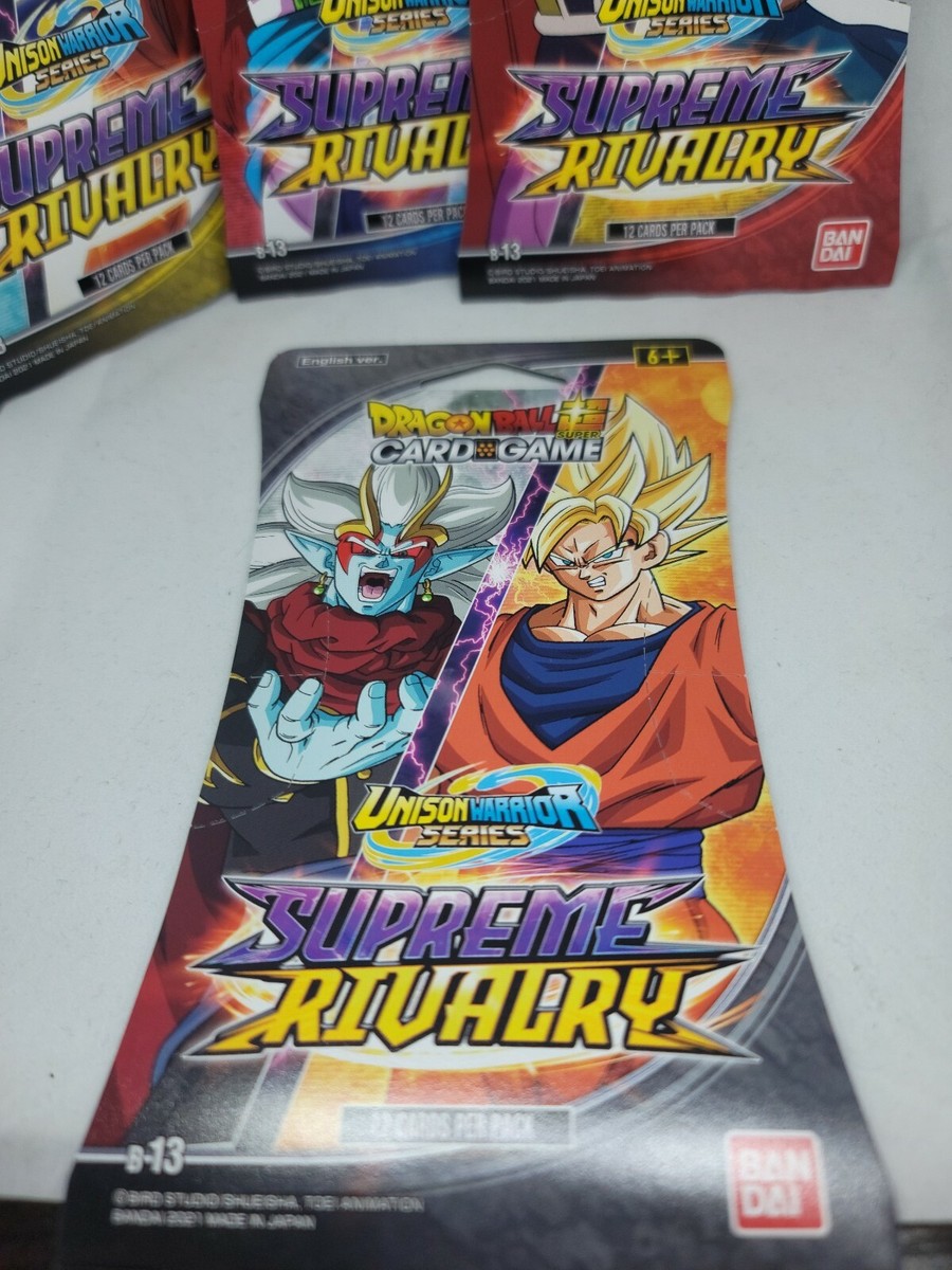 Bandai Dragon Ball Super Card Game Supreme Rivalry Booster Pack | GameStop Bandai Dragon Ball Super Card Game Supreme Rivalry Booster Pack | GameStop