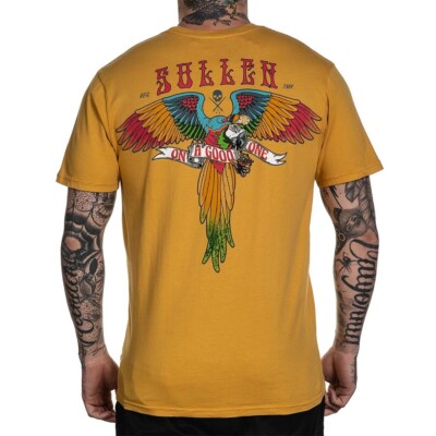 Sullen Art Collective Clothing T-Shirt - On One Mustard Tattoo Papagei