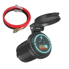 Phone Fast Charging Car Cigarette Lighter Socket Power Outlet Adapter Dual USB
