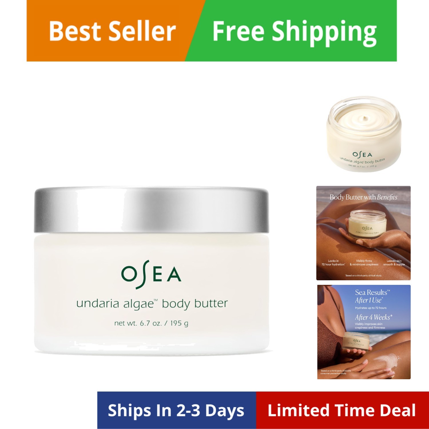 6.7 Oz - For Dry Skin - Ultra Hydrating Whipped She...