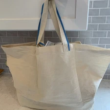 IKEA Spikrak 13 Gal. Bag  Medium Tote Reusable Cotton Grocery Bag