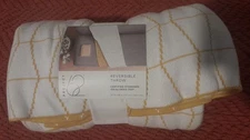 Target Project 62 Reversible Throw Blanket - Yellow | White OEKO-TEX - Unopened