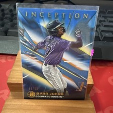 2023 Bowman Inception Dyan Jorge #25 Blue Foil /99 (RC) Rockies