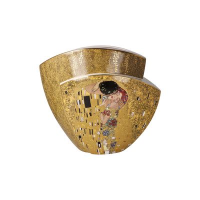 Gustav Klimt Porzellanvase DER KUSS / ADELE BLOCH BAUER Höhe 29cm Goebel