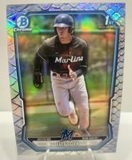 2026 Bowman #BCP-38 Luis Cova Reptilian 1st Refractor Miami Marlins.