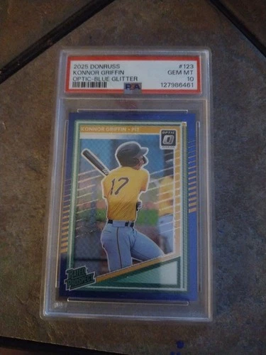 2025 Donruss Optic Konnor Griffin Blue Glitter /8  PSA 10 Rc