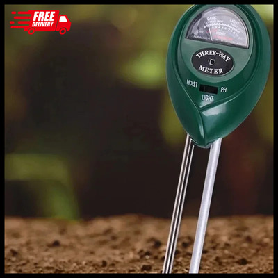 3 in 1 Soil pH Moisture Light Meter Garden Plant Tester Sensor Monitor