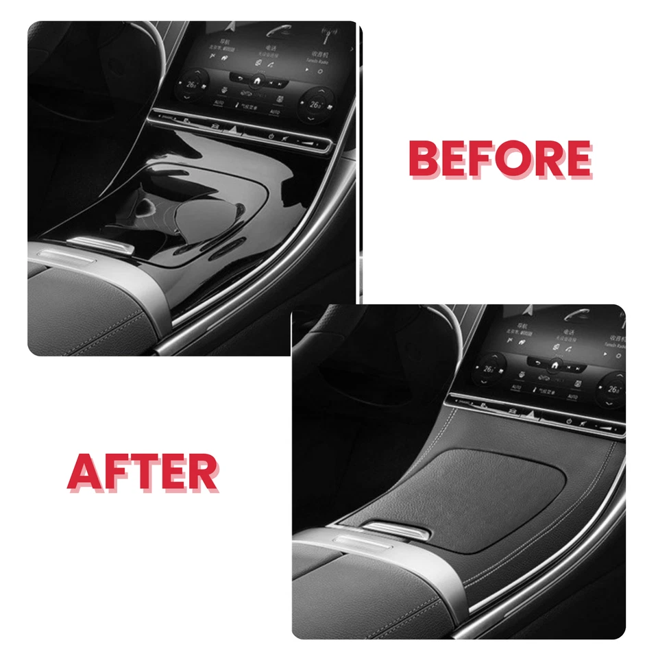 Mittelkonsole Abdeckung Kunstleder passend für Mercedes C-Klasse W206 2022-2025 - Bild 2 von 4