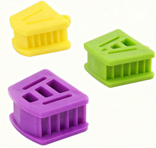 3Packs Dental Orthodontic Mouth Props Bite Retractor Silicone Latex Free S M L