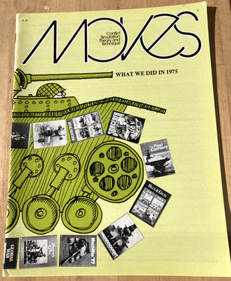 SPI wargaming magazine MOVES #25- Feb/Mar 1976