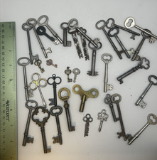 Antique Keys: Brass Clock Winder Ornate Brass...