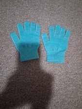 Kids Gloves Agua in Color Glittery Size Small