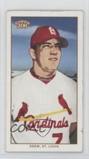 2002 Topps 206 Mini Red Piedmont Back JD Drew (Portrait) #202 6f8