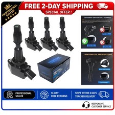 HENGCOOL UF764 Ignition Coil Pack Set of 4 for Hyundai Kia 2.0L 2.4L