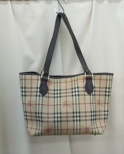 BURBERRY tote bag, Nova check pattern #CB