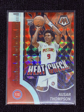 Ausar Thompson - 2023-24 Mosaic Heat Check (RC) - Red Reactive - Pistons - #8