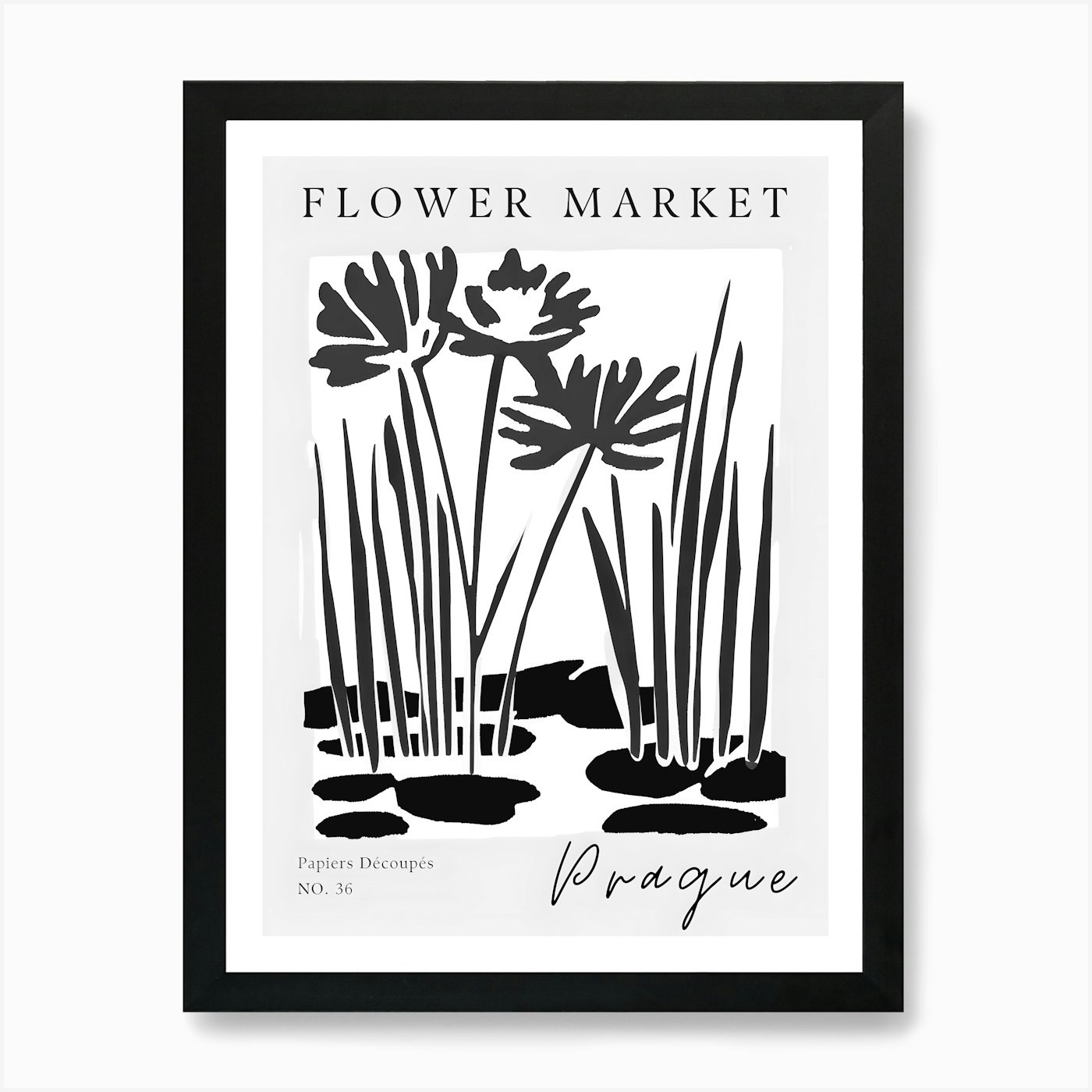 Flower Market 7 Art Print Framed Wall Art Poster Canvas Print Picture