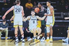 Keegan Murray Iowa Hawkeyes (Sacramento Kings) Signed 4x6 Photo