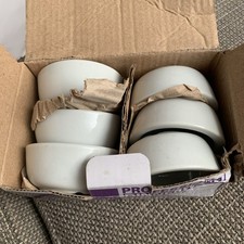 6x Platos de porcelana para palmaditas de mantequilla individuales tazones para pellizcar 1 oz / 25 g