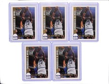 (5) Lot 1992-93 NBA Hoops Shaquille O'Neal RC Rookie #442 Magic