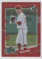 2023 Panini Donruss Rated Prospect Holo Red /2023 Mick Abel #58 18re