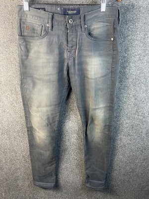 Scotch & Soda Mens AMS Blauw Ralston Jeans Gray Sz 29 x 32 Cotton