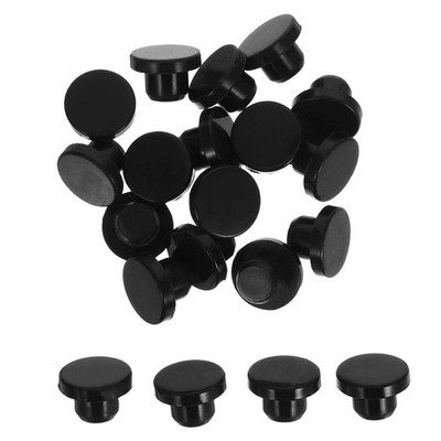 20pcs Silicone Hole Plug - 12-12.8mm Temperature Resistant T-Type Anti-Spill
