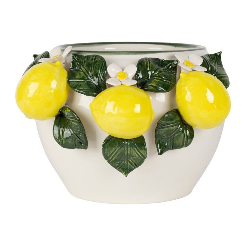 Vase citronnier jaune vert dolomite : ravivez un intérieur terne avec style