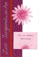 Jugendweihe - Geldkarte - GlüCkwunschkarte Im Format 11,5 X 17 Cm Mit Briefumsch