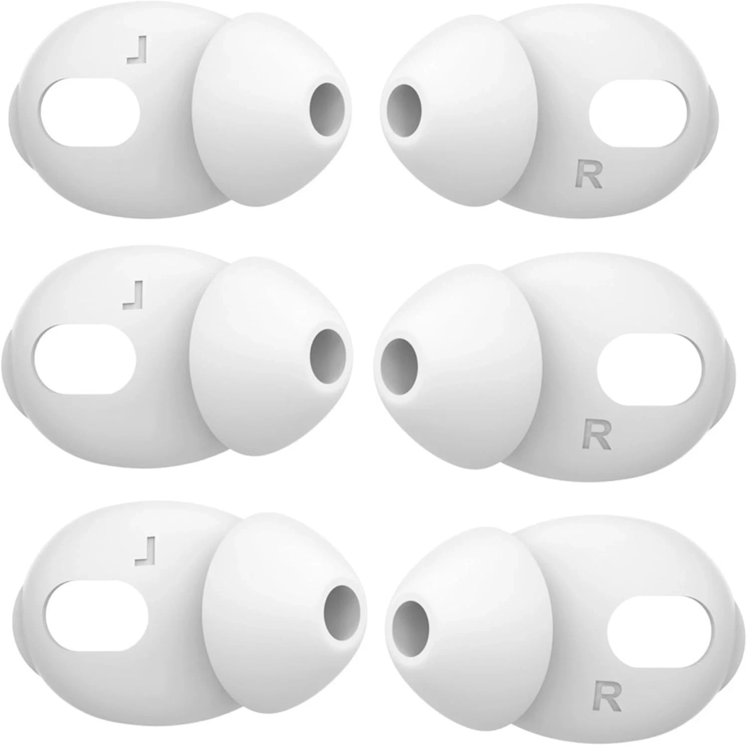3 Pairs Ear Tips Cover+Eartips for Airpods 4, Ultra-Thin Silicone Eartips Replac