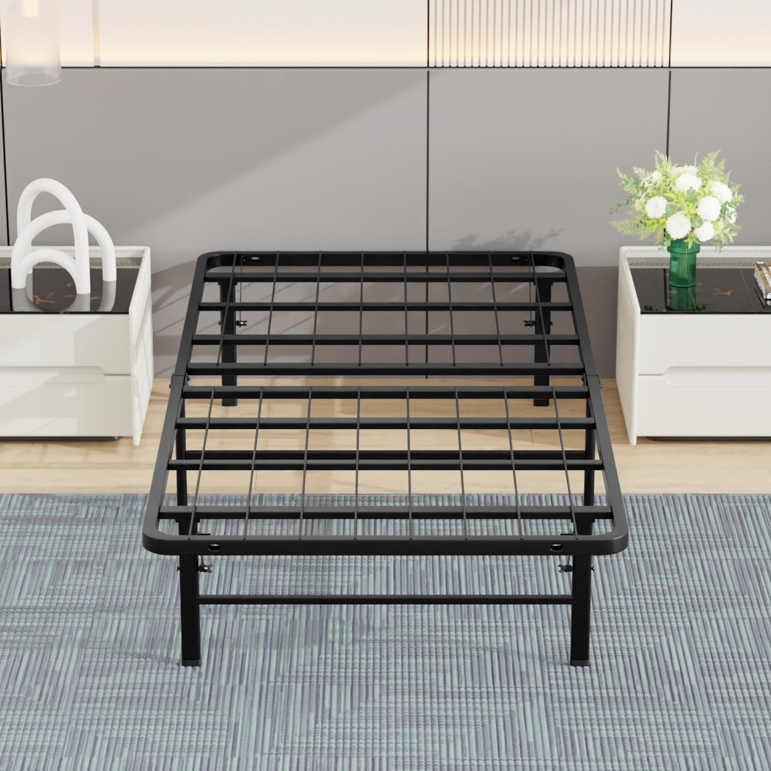 Metal Heavy Duty Steel Slats With 6 Legs Foldable