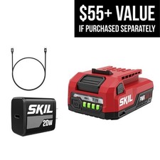 SKIL PWR CORE 12 12 -Volt 1 -Pack Battery and Charger 2 Ah Lithium-ion